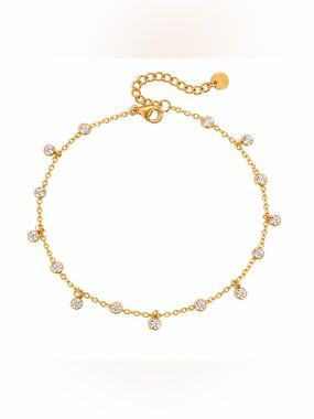 Diamond anklet D155